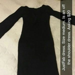 Off the shoulder dress